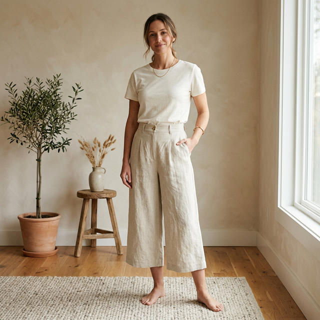 Celana Linen Kulot Premium